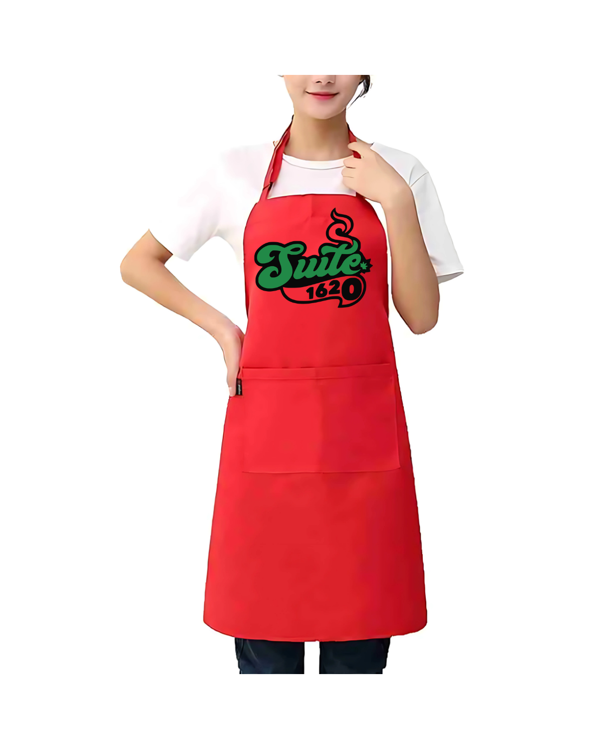 1620 Collective Merch Kitchen Apron with 2 Pockets Suite 1620 Logo SKU#S1620APRON