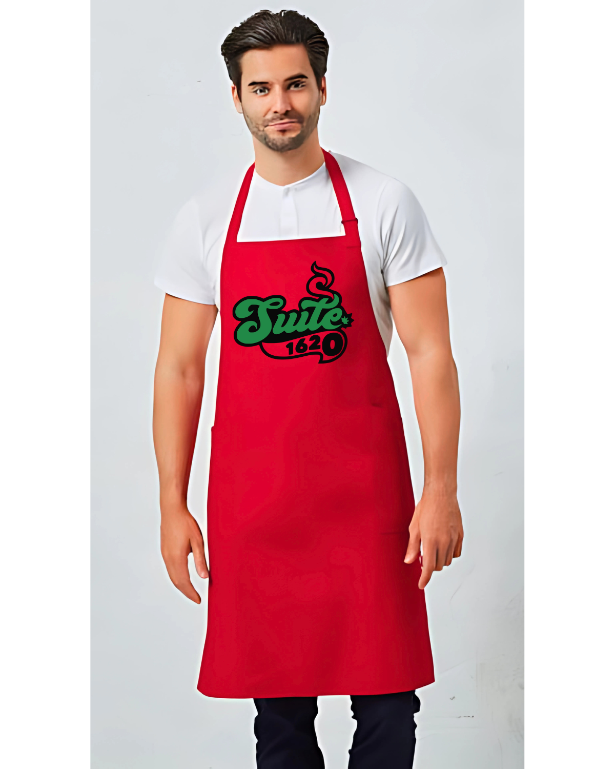 1620 Collective Merch Kitchen Apron with 2 Pockets Suite 1620 Logo SKU#S1620APRON