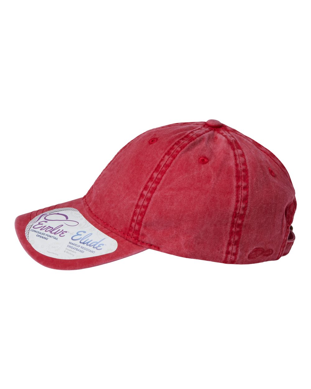 1620 Collective Merch Infinity Her - Women's Printed Visor with Mesh Back Cap - CASSIE  Red/ Leopard SKU#S1620IHCASSIE96795