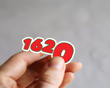 1620 Collective Merch Sticker SKU#S1620STK