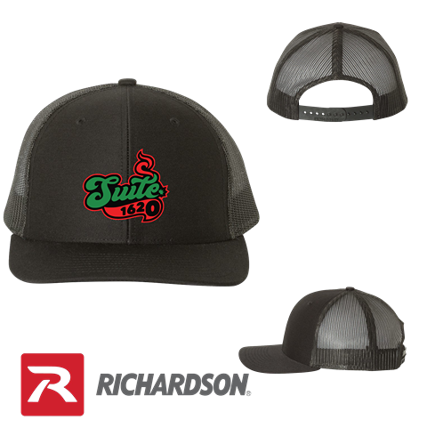 1620 Collective Merch Black Richardson - Snapback Trucker Cap - 112 SKU#S1620R11218095