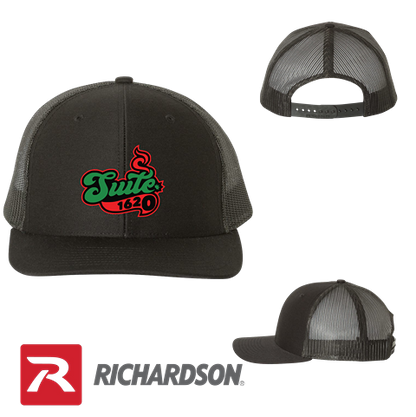 1620 Collective Merch Black Richardson - Snapback Trucker Cap - 112 SKU#S1620R11218095